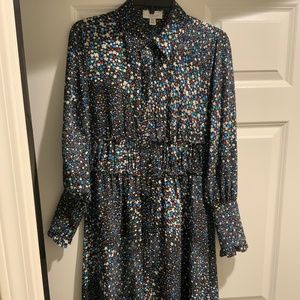 Topshop dress size 4 Multicolor floral midi dress